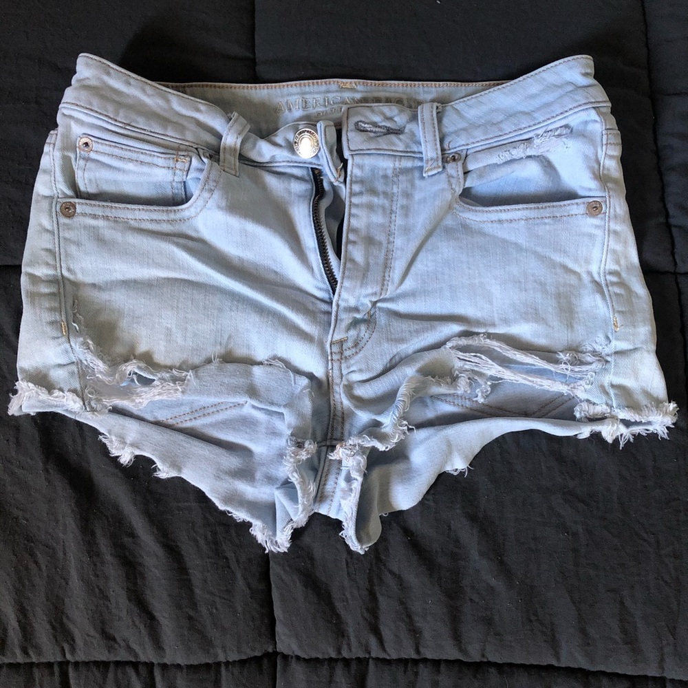 American Eagle distressed shorts